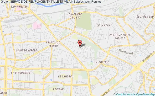 plan association Service De Remplacement Ille Et Vilaine Rennes