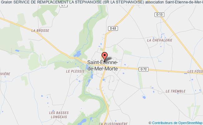 plan association Service De Remplacement La Stephanoise (sr La Stephanoise) Saint-Étienne-de-Mer-Morte