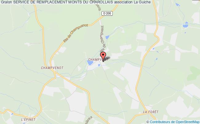 plan association Service De Remplacement Monts Du Charollais La    Guiche