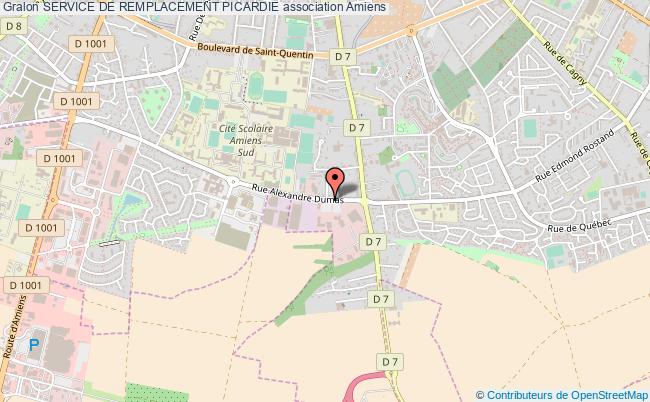 plan association Service De Remplacement Picardie Amiens