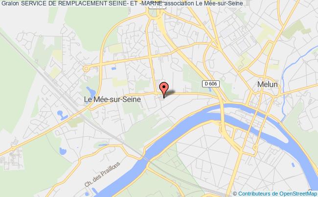 plan association Service De Remplacement Seine- Et -marne Le    Mée-sur-Seine