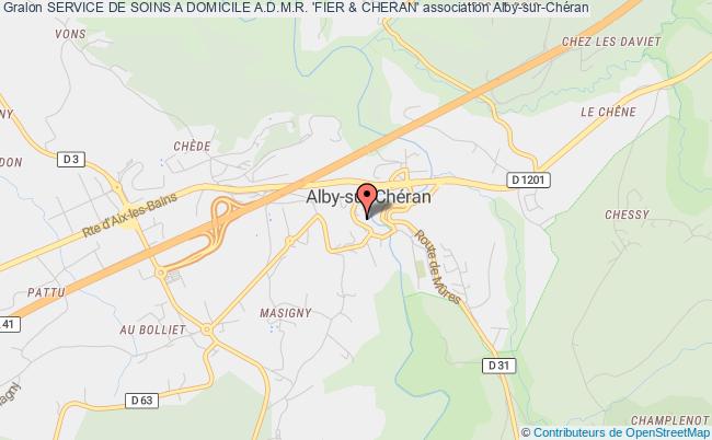 plan association Service De Soins A Domicile A.d.m.r. 'fier & Cheran' Alby-sur-Chéran