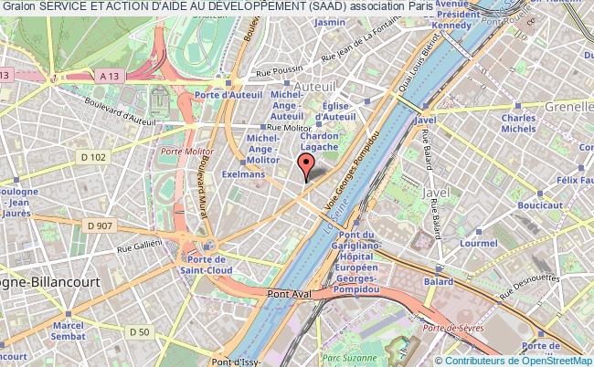 plan association Service Et Action D'aide Au DÉveloppement (saad) Paris