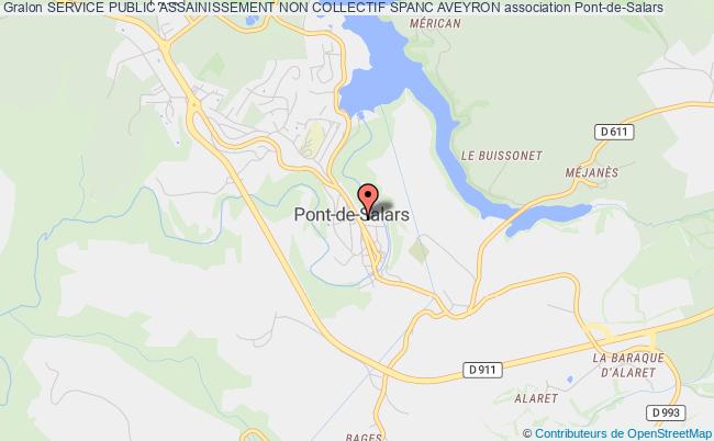 plan association Service Public Assainissement Non Collectif Spanc Aveyron Pont-de-Salars