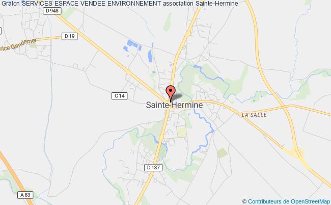 plan association Services Espace Vendee Environnement Sainte-Hermine