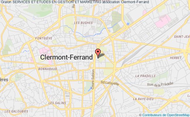 plan association Services Et Etudes En Gestion Et Marketing Clermont-Ferrand