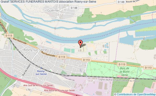 plan association Services Funeraires Mantois Rosny-sur-Seine