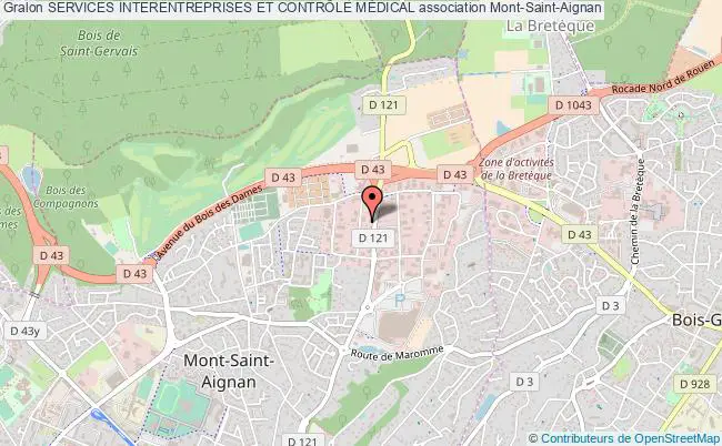 plan association Services Interentreprises Et ContrÔle MÉdical Mont-Saint-Aignan