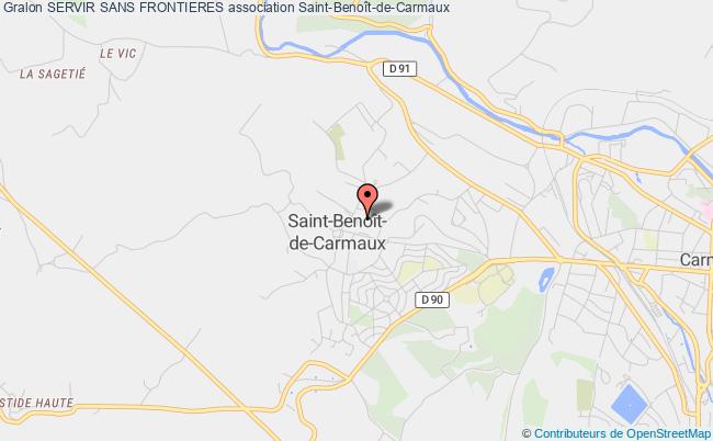 plan association Servir Sans Frontieres Saint-Benoît-de-Carmaux