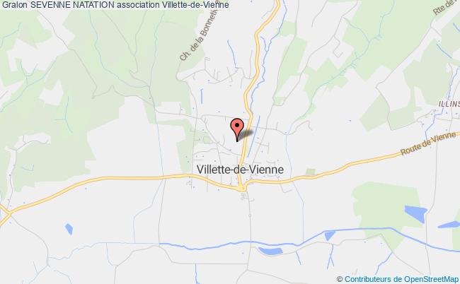 plan association Sevenne Natation Villette-de-Vienne