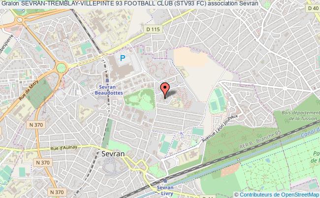 plan association Sevran-tremblay-villepinte 93 Football Club (stv93 Fc) Sevran