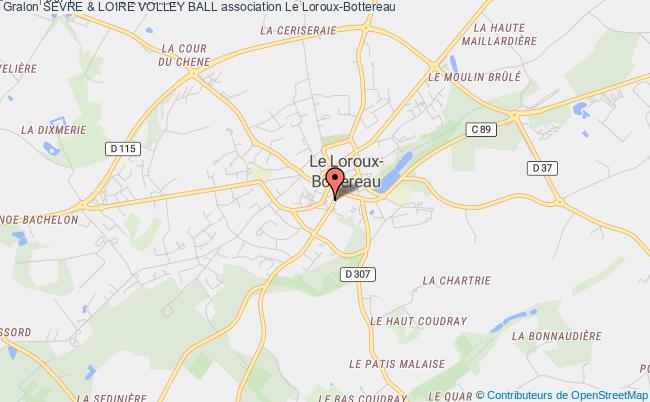 plan association Sevre & Loire Volley Ball Loroux-Bottereau