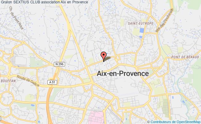 plan association Sextius Club Aix-en-Provence
