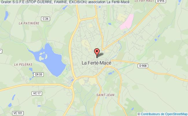 plan association S.g.f.e (stop Guerre, Famine, Excision) La    Ferté-Macé