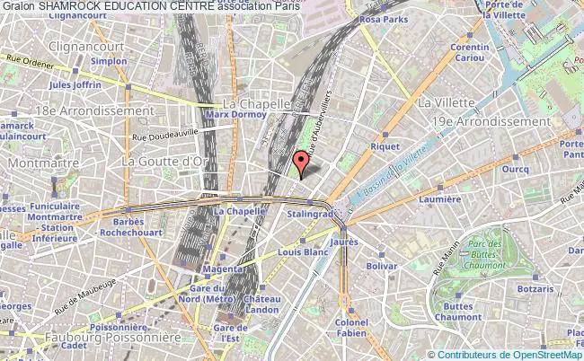 plan association Shamrock Education Centre Paris