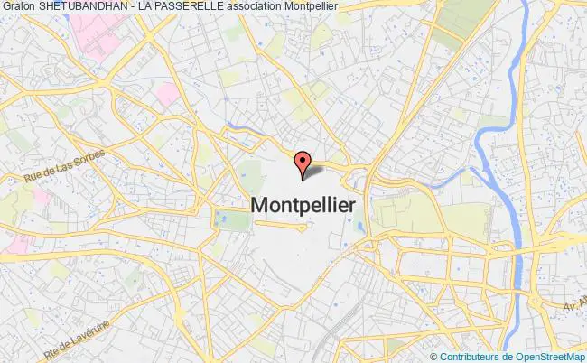 plan association Shetubandhan - La Passerelle Montpellier