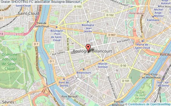 plan association Shooting Fc Boulogne-Billancourt