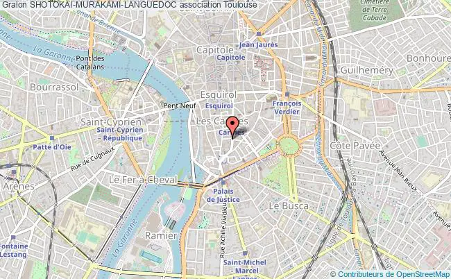 plan association Shotokai-murakami-languedoc Toulouse