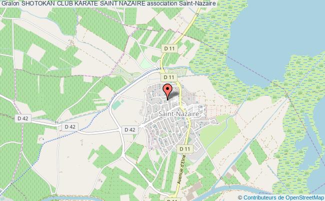 plan association Shotokan Club Karate Saint Nazaire Saint-Nazaire
