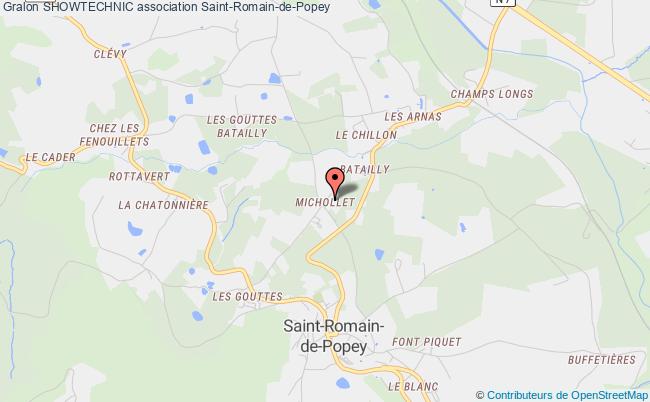 plan association Showtechnic Saint-Romain-de-Popey