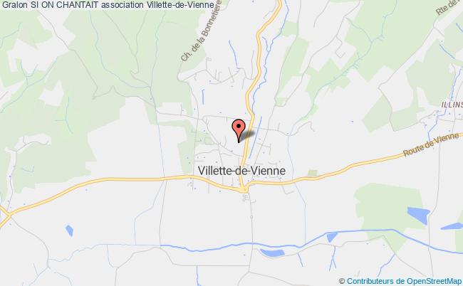 plan association Si On Chantait Villette-de-Vienne