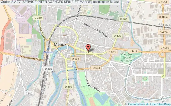 plan association Sia 77 (service Inter Agences Seine-et-marne) Meaux