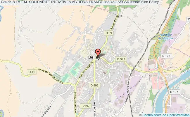 plan association S.i.a.f.m. Solidarite Initiatives Actions France-madagascar Belley