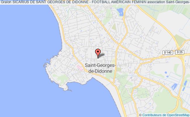 plan association Sicarius De Saint Georges De Didonne - Football AmÉricain FÉminin Saint-Georges-de-Didonne