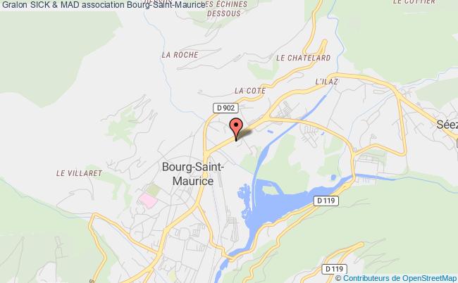 plan association Sick & Mad Bourg-Saint-Maurice