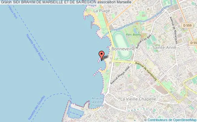 plan association Sidi Brahim De Marseille Et De Sa Region Marseille 7e