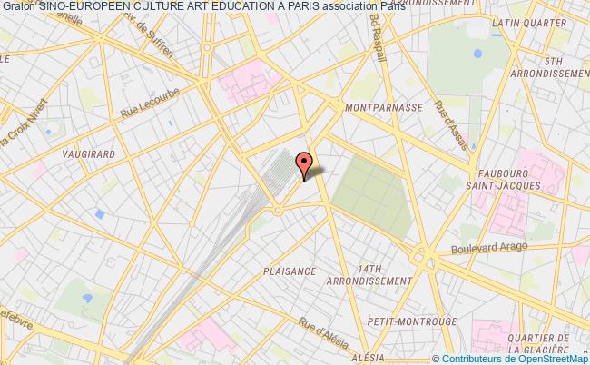 plan association Sino-europeen Culture Art Education A Paris Paris