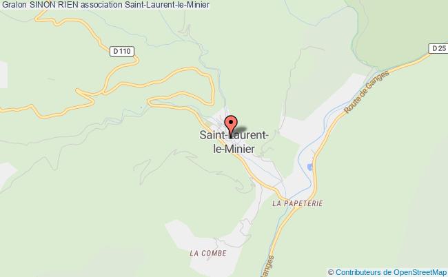 plan association Sinon Rien Saint-Laurent-le-Minier