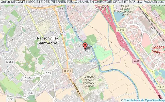 plan association Sitcom 31 (societe Des Internes Toulousains En Chirurgie Orale Et Maxillo-faciale) Ramonville-Saint-Agne