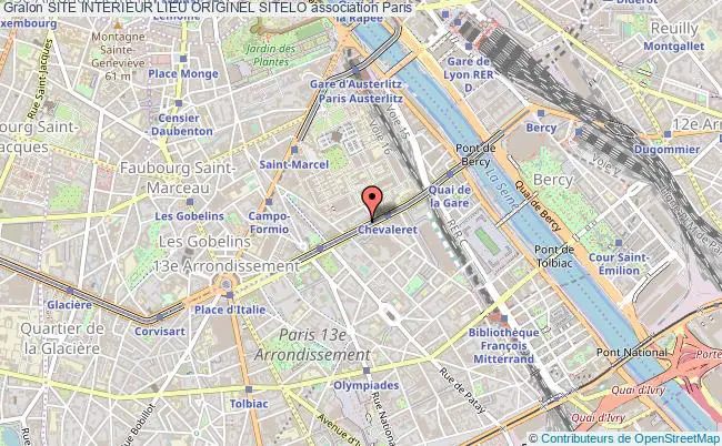 plan association Site Interieur Lieu Originel Sitelo Paris