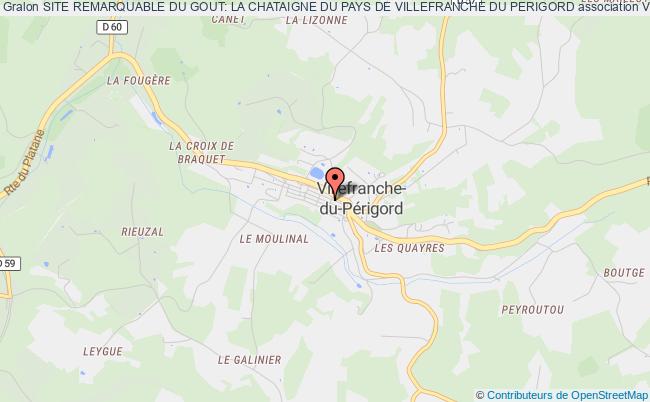 plan association Site Remarquable Du Gout: La Chataigne Du Pays De Villefranche Du Perigord Villefranche-du-Périgord