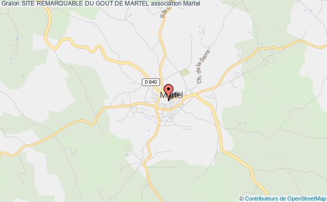 plan association Site Remarquable Du Gout De Martel Martel