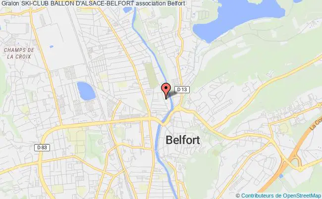 plan association Ski-club Ballon D'alsace-belfort Belfort
