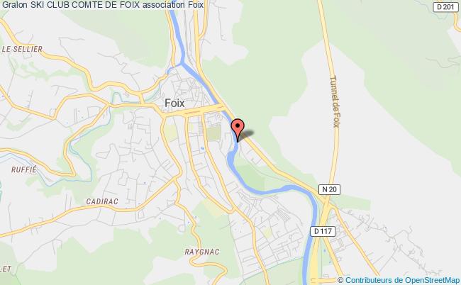 plan association Ski Club Comte De Foix Foix