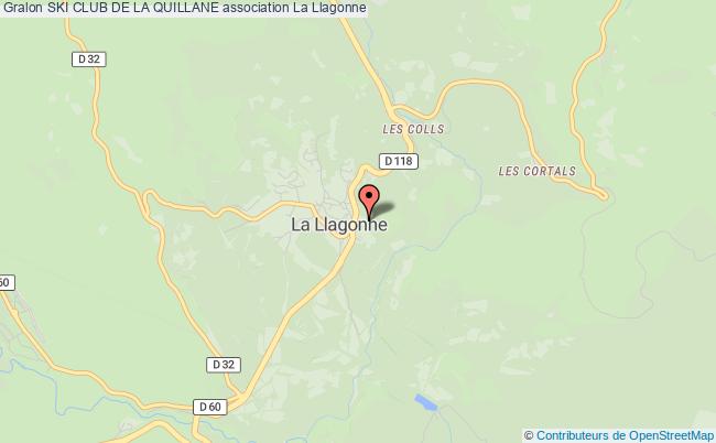 plan association Ski Club De La Quillane La    Llagonne