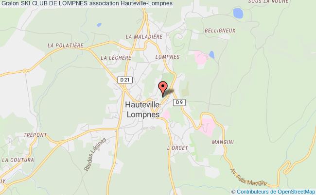 plan association Ski Club De Lompnes Hauteville-Lompnes