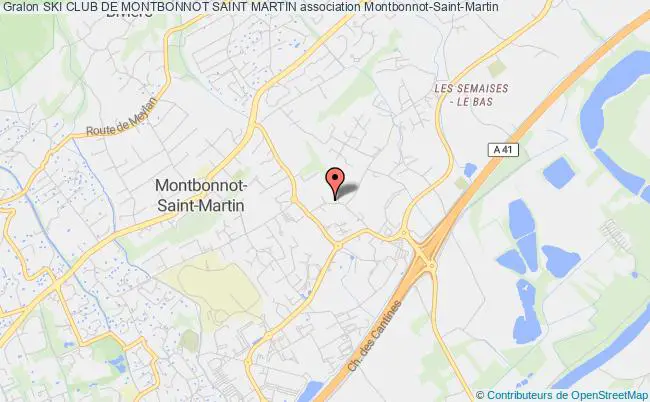 plan association Ski Club De Montbonnot Saint Martin Montbonnot-Saint-Martin