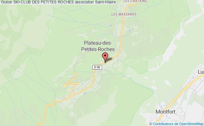 plan association Ski-club Des Petites Roches Saint-Hilaire-du-Touvet