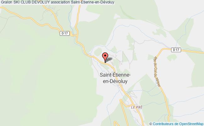 plan association Ski Club Devoluy Saint-Étienne-en-Dévoluy