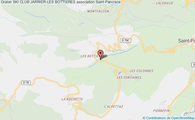 plan association Ski Club Jarrier-les Bottieres Saint-Pancrace