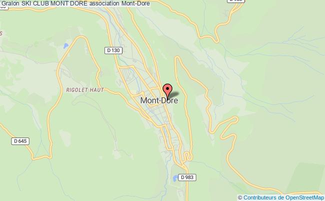 plan association Ski Club Mont Dore Mont-Dore