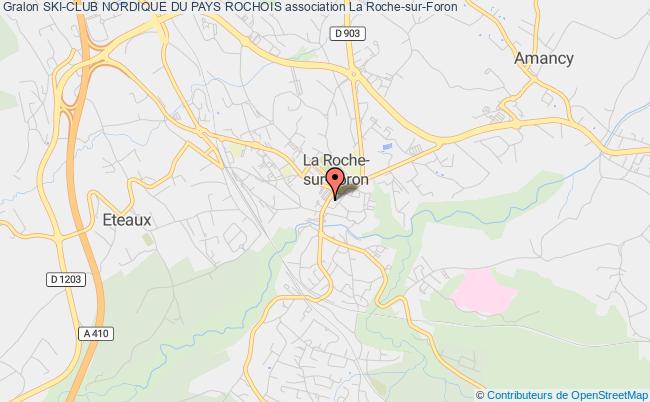 plan association Ski-club Nordique Du Pays Rochois La    Roche-sur-Foron