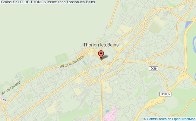 plan association Ski Club Thonon Thonon-les-Bains