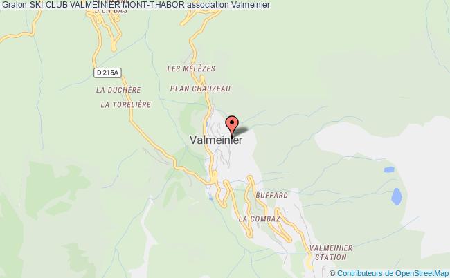 plan association Ski Club Valmeinier Mont-thabor Valmeinier