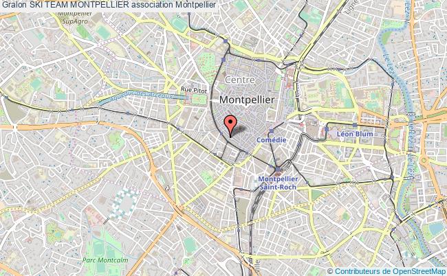 plan association Ski Team Montpellier Montpellier