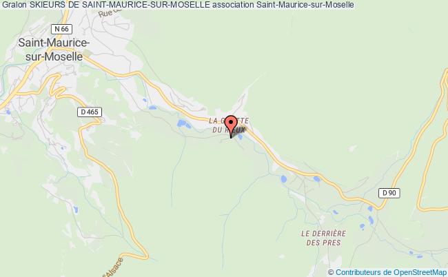 plan association Skieurs De Saint-maurice-sur-moselle Saint-Maurice-sur-Moselle